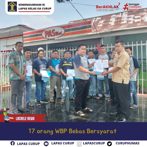 Penuhi Syarat, Belasan Lapas Curup Bebas