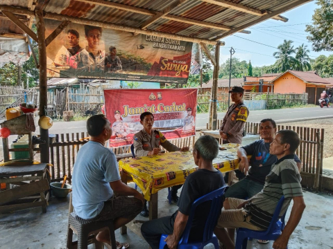 Tingkatkan Komunikasi Terkait Kamtibmas dengan Masyarakat, Polsek Padang Ulak Tanding Gelar Jumat Curhat Bersama 