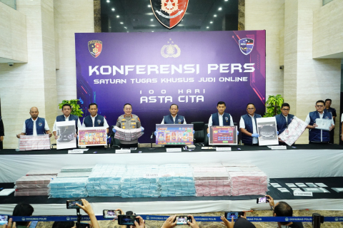 Sita Rp78,1 Miliar dari Judol Internasional, Komitmen Polri atas Asta Cita Presiden Prabowo 