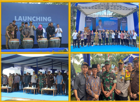 Kapolres Bengkulu Utara Bersama Forkopimda Dampingi Mendes PDT pada Peluncuran Program P2KTD