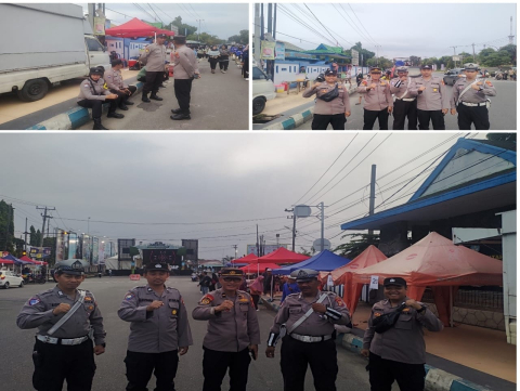 Polsek Ratu Agung Polresta Bengkulu Laksanakan Pengamanan Kegiatan Fun Walk Green Democracy Bersama Ketua DPD RI