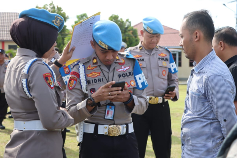 Polres Seluma Gelar Supervisi Gatibplin untuk Pemberantasan Judi Online