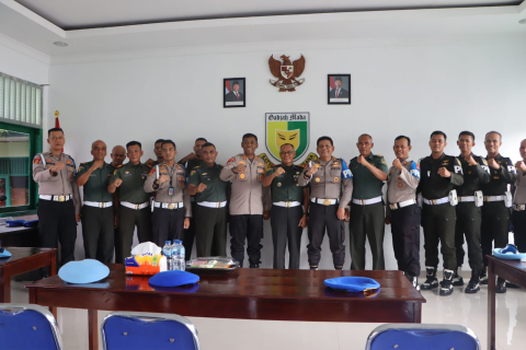 Divpropam Mabes Polri Kunjungi Denpom II/1 Bengkulu, Sinergikan Penindakan Disiplin Anggota