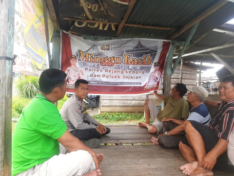 Dekatkan Pelayanan ke Masyarakat,  Polsek Padang Ulak Tanding Gelar Minggu Kasih