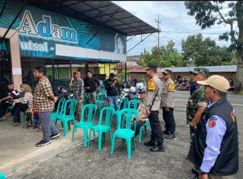 Pastikan Situasi Aman, Kapolres Rejang Lebong dan Forkopimda Tinjau Pelaksanaan Pemungutan Suara Pilkada 2024