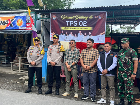 Pastikan Situasi Aman, Kapolres Rejang Lebong dan Forkopimda Tinjau Pelaksanaan Pemungutan Suara Pilkada 2024