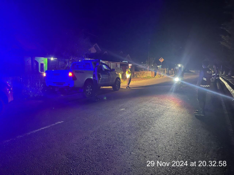 Patroli Gabungan Satlantas dan Satsamapta, Wujudkan Kamtibmas Kondusif