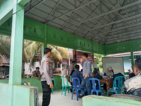 Polres Seluma Amankan Rapat Pleno Terbuka Hasil Penghitungan Suara Pilkada 2024 di Kecamatan Talo