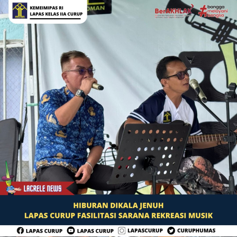 Warga Binaan Lapas Curup Gali Potensi Bakat Bermain Musik