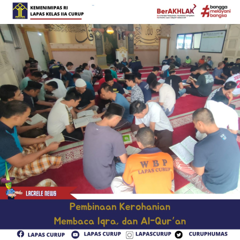 Lapas Curup Komitmen Dalam Peningkatan Pembekalan Ilmu Agama Warga Binaan