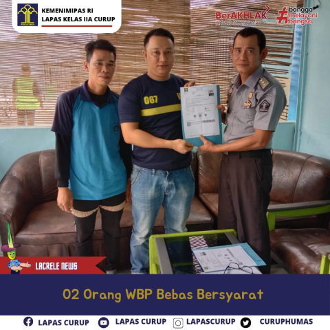 Penuhi Hak Integrasi, Dua Lapas Curup Dapat Cuti Bersyarat