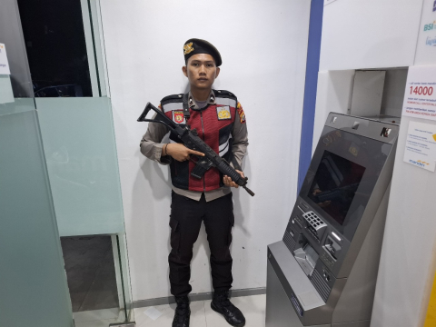 Sat Samapta Polres Kaur Tingkatkan Pengamanan Objek Vital Lewat Patroli Malam