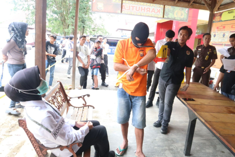 Polres Lebong Gelar Rekonsruksi Kasus Pembunuhan