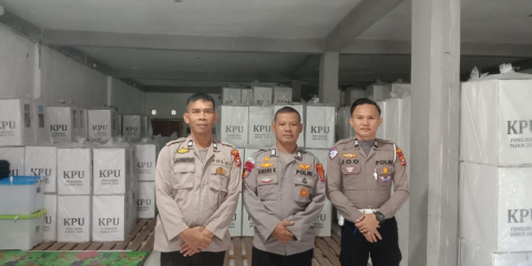 Polres Kaur Perketat Pengamanan Pasca Pilkada 2024: Fokus pada Kantor KPU dan Gudang Logistik