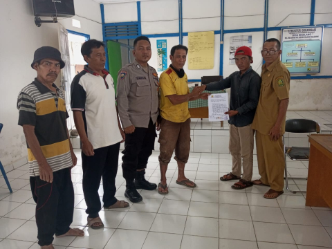 Problem Solving, Bhabinkamtibmas Polsek Lebong Selatan Mediasi Perselisihan Warga