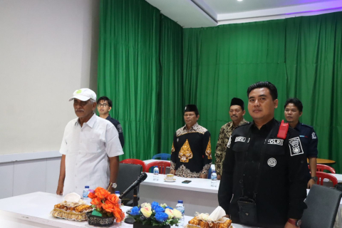 Cooling System Pasca Pilkada, Polres Lebong Bersama Tokoh Masyarakat Ikuti Zoom Meeting Div Humas Polri