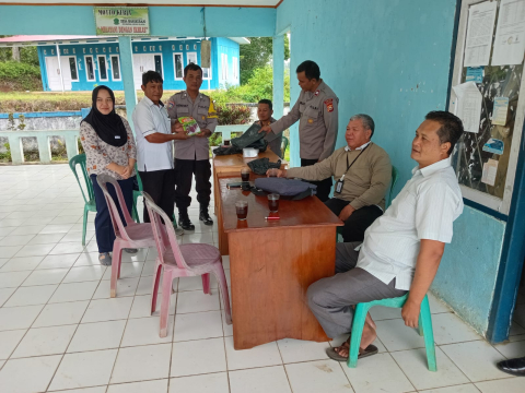 Cooling System, Kanit Binmas dan Bhabinkamtibmas Polsek Lebong Selatan Sambang ke Desa Mangkurajo dan Sukasari
