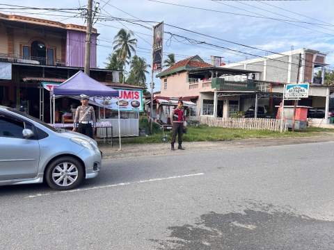 Unit Patroli Sat Samapta Polres Kaur Laksanakan Apel dan Turlalin Pagi 