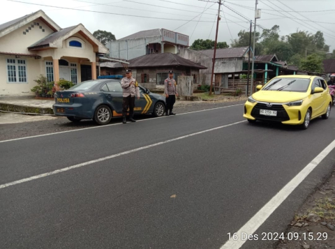 Polsek Selupu Rejang Laksanakan Patroli Rutin Antisipasi Tindak Pidana di Wilayah Hukum Polsek Selupu Rejang
