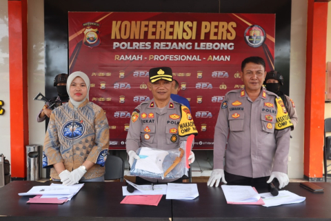 Polres Rejang Lebong Ungkap Beragam Kasus Kriminal Menjelang Akhir Tahun