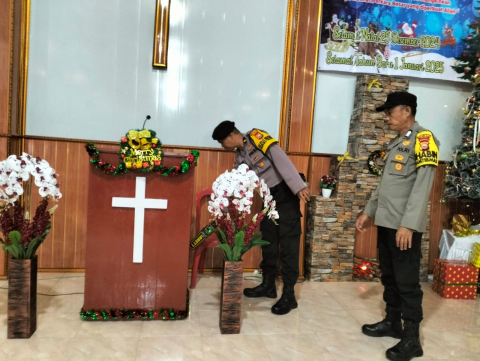Polres Seluma Lakukan Patroli Pengamanan Natal dan Tahun Baru 2024