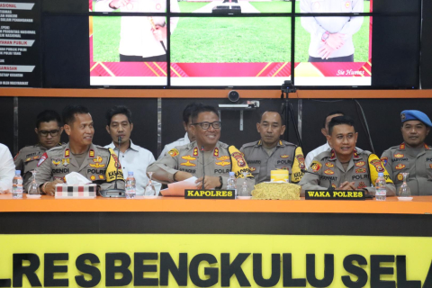 Polres Bengkulu Selatan Gelar Konferensi Pers Akhir Tahun 2024