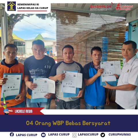 Empat Orang WBP Lapas Curup Bebas