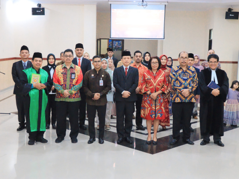 Lantik PPNS dan Notaris Pengganti, Santosa Kakanwil Kemenkumham Bengkulu Tekankan Integritas dan Profesionalisme Dalam Bertugas