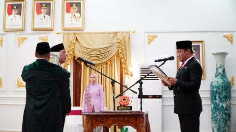 Pj Sekda Dilantik, Haryadi Diminta Percepat Sinergi dengan Kepala OPD