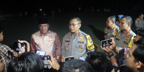 Kapolda Bengkulu Bersama Forkopimda Provinsi Bengkulu Pantau dan Monitor Kamtibmas Pergantian Tahun 2024-2025