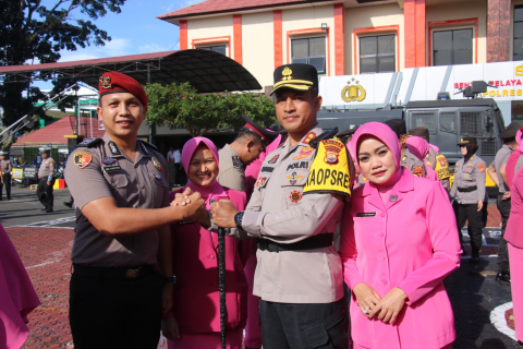 Upacara Kenaikan Pangkat Personel Polres Rejang Lebong: Penghargaan atas Dedikasi dan Pengabdian