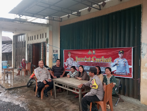 Polsek Kotapadang Gelar Jumat Curhat Bersama Warga Desa Taba Anyar