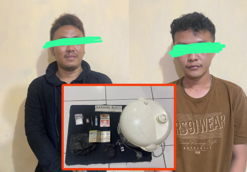 Simpan Sabu, 2 Warga Lahat Diamankan Polres Bengkulu Selatan di Kontrakan