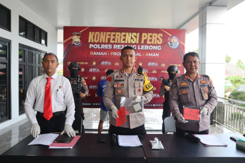 Polres Rejang Lebong Tangkap Residivis Pencurian Motor, Ungkap Modus dan Barang Bukti
