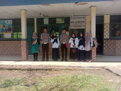 Polres Seluma Gelar "Police Goes to School" di SDN 45 Seluma