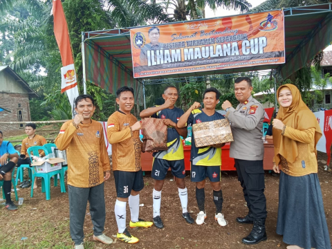 Wakapolres Seluma Hadiri Turnamen Sepak Bola Ilham Maulana Cup I 2025 di Semidang Alas