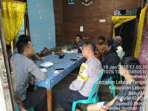 Problem Solving, Polsek Lebong Tengah Mediasi Perkara Pencurian