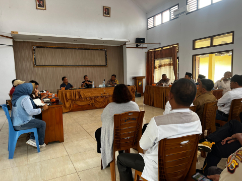 Polres Lebong Gelar Anev dan Verifikasi Data Ketahanan Pangan, Wujudkan Indonesia Emas 2045