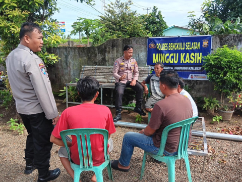 Sat Binmas Polres Bengkulu Selatan Gelar Minggu Kasih: Dengarkan Aspirasi dan Berikan Solusi Konkret kepada Warga
