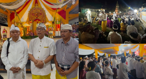 Umat Hindu di Bengkulu Rayakan Siwaratri dan Pentas Seni di Pura Santhi Muara Dipa