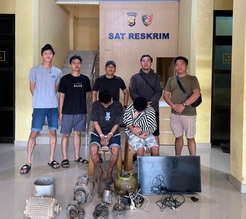 Curi Tabung Gas dan Peralatan Bengkel, Dua Remaja Diamankan Polres Lebong