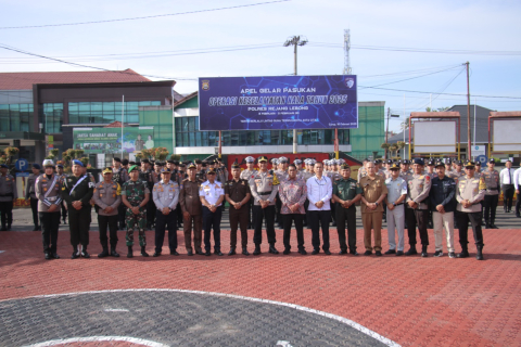 Polres Rejang Lebong Gelar Apel Pasukan Ops Keselamatan Nala 2025 untuk Tingkatkan Ketertiban Lalu Lintas