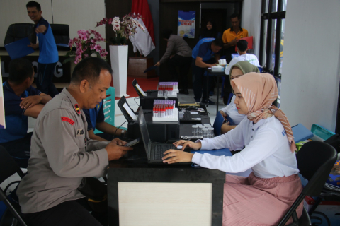 Polres Rejang Lebong Gelar Pemeriksaan Kesehatan Berkala untuk Personel