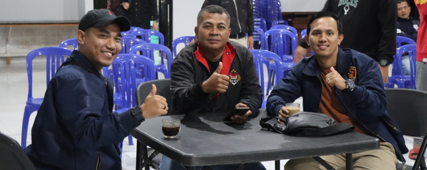 Dukung Timnas Indonesia Dalam Semi Final AFC Cup U23, Polres Rejang Lebong Laksanakan Nonton Bareng
