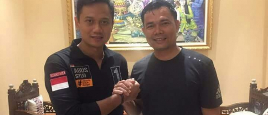 Mayor David Suardi bersama Agus Yudhoyono