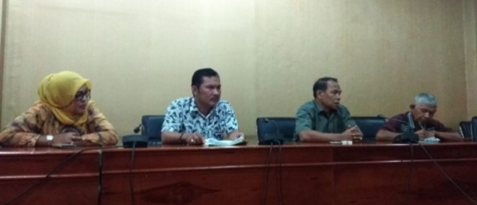 Pansus Aset DPRD Kota Bengkulu, gelar konferensi pers pada hari Selasa sore