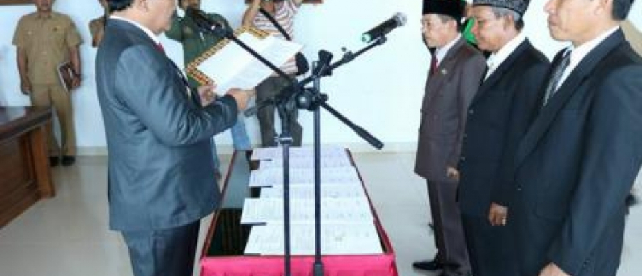 Saat Pelantikan Pejabat Pimpinan Tinggi Pratama