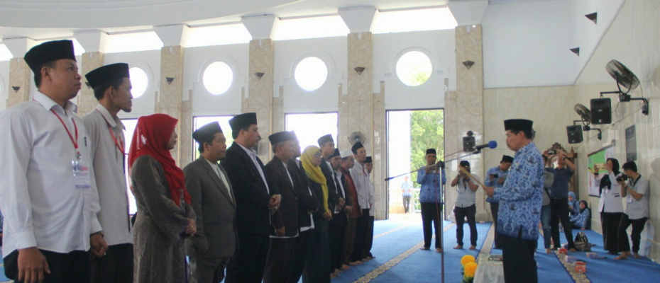 Staf Ahli Gubernur bidang Kemasyarakatan dan Kesra Rusdi Bakar buka Seleksi Musabaqah Tilawatil Qur'an (MTQ) IV Korpri tingkat Provinsi Bengkulu tahun 2018