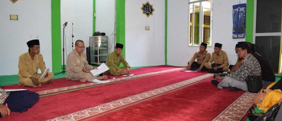 Bersama Pokjaluh, Kepala Kemenag Kepahiang Bahas Kinerja PAI Non PNS