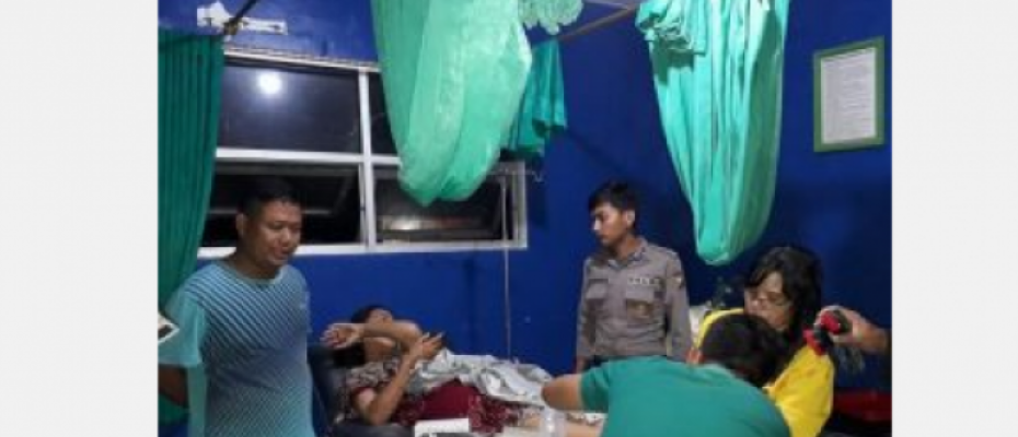 Sadis,,! Lagi Tidur Pulas, Bidan Desa Dibacok